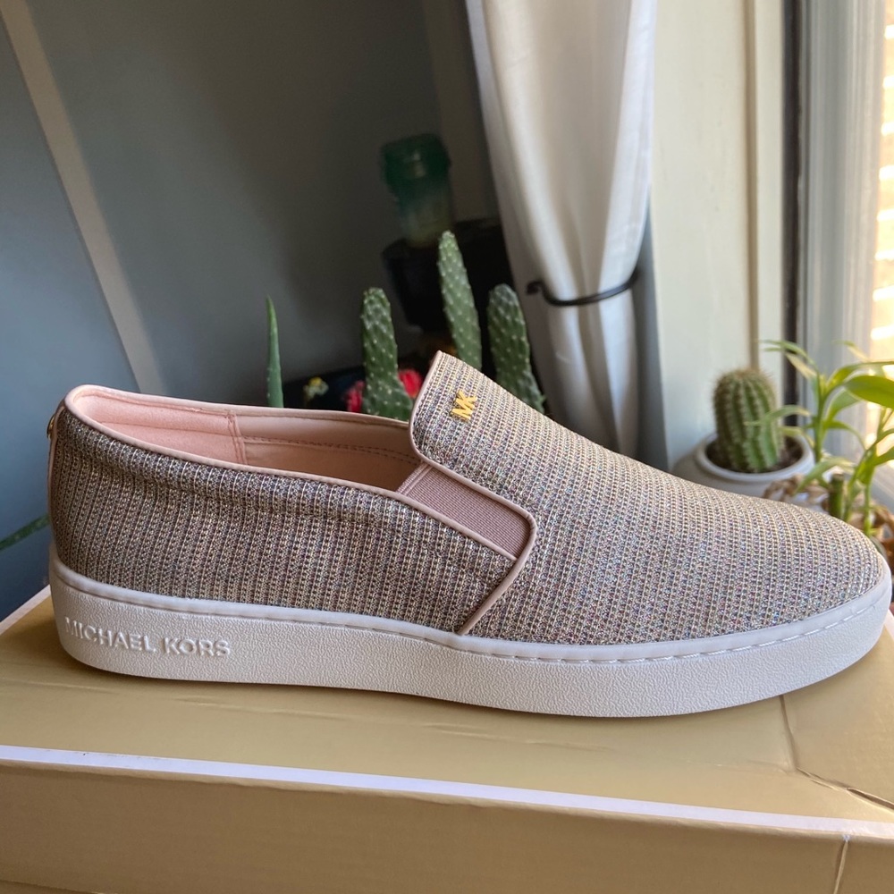 Brand new micheal kors slip ons
